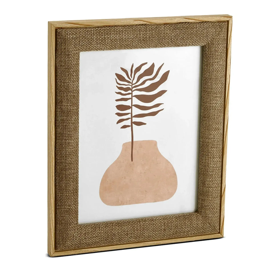 Porta-Retrato em MDF com Linho 15x20cm Mart