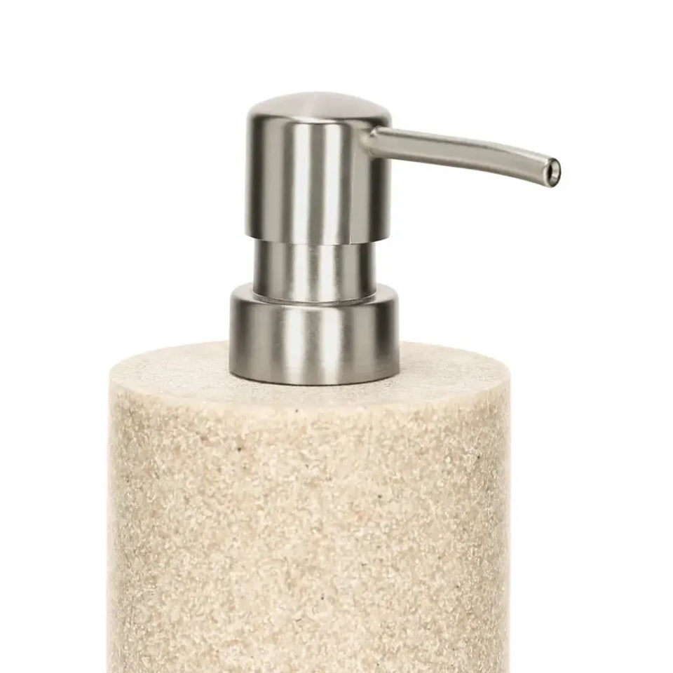 Porta-Sabonete Líquido em Poliresina Bege 19,5x8cm Mart