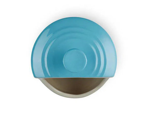 Porta Sal Cerâmica Azul Caribe Le Creuset