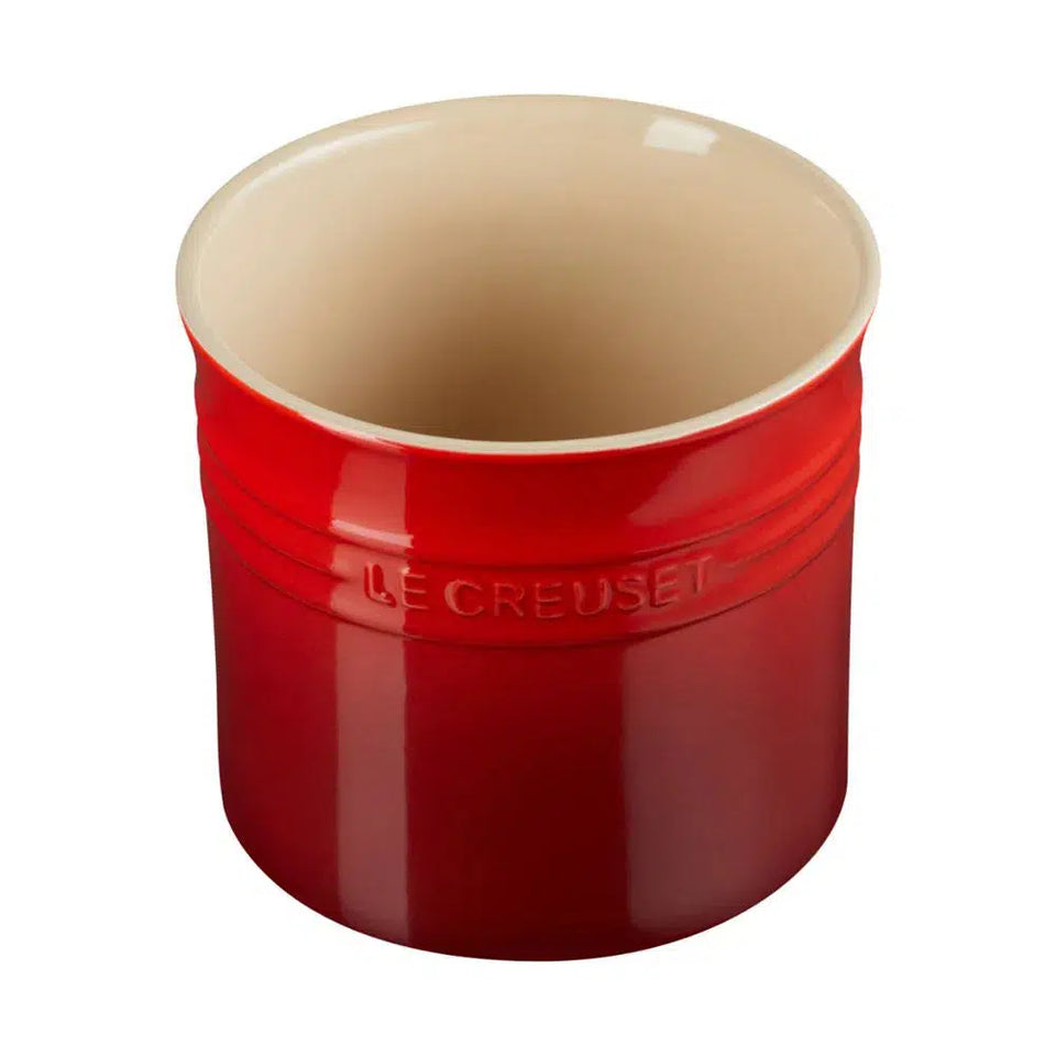 Porta Utensílios Grande Cerâmica Clássico Vermelho 2,3L Le Creuset