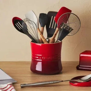 Porta Utensílios Grande Cerâmica Signature Vermelho 2,3L Le Creuset