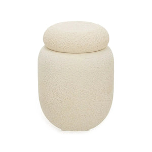 Pote em Cimento Off White 11x8cm Mart