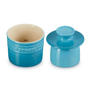 Pote para Manteiga Cerâmica Azul Caribe Le Creuset