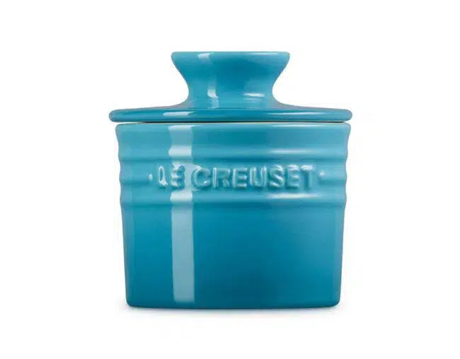 Pote para Manteiga Cerâmica Azul Caribe Le Creuset