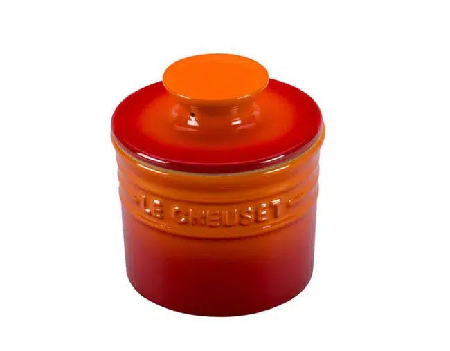 Pote para Manteiga Cerâmica Laranja Le Creuset