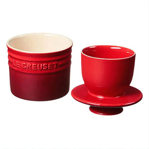 Pote para Manteiga Cerâmica Vermelho Le Creuset