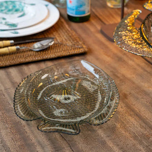 Prato Acrílico Formato Peixe Verde 28x21,5x2,5cm