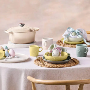 Prato Fundo Cerâmica 18cm Sphere Jardin Camomille Le Creuset