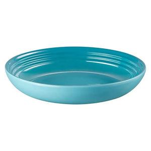 Prato Fundo Cerâmica 22cm Azul Caribe Le Creuset