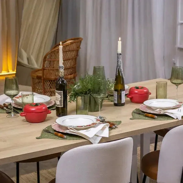 Prato Fundo Pomodoro e Basilico Cerâmica 25cm Copa&Cia