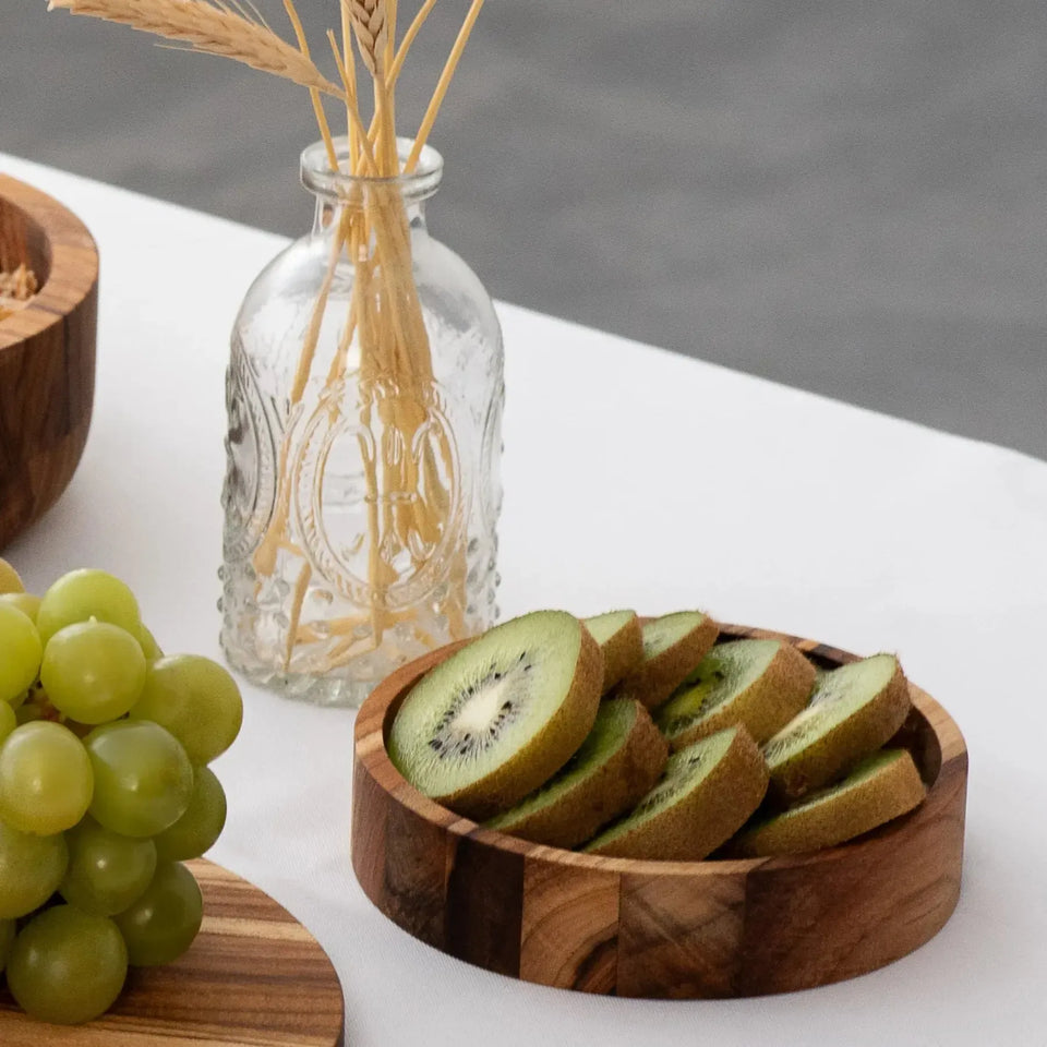 Prato Pequeno Maragogi em Madeira Teca Laguiole La Maison