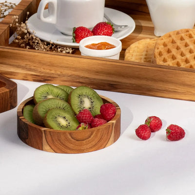 Prato Pequeno Maragogi em Madeira Teca Laguiole La Maison