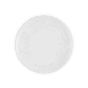 Prato Raso Cerâmica 19cm Branco Sphere Holly Le Creuset
