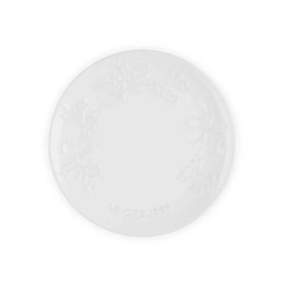 Prato Raso Cerâmica 19cm Branco Sphere Holly Le Creuset