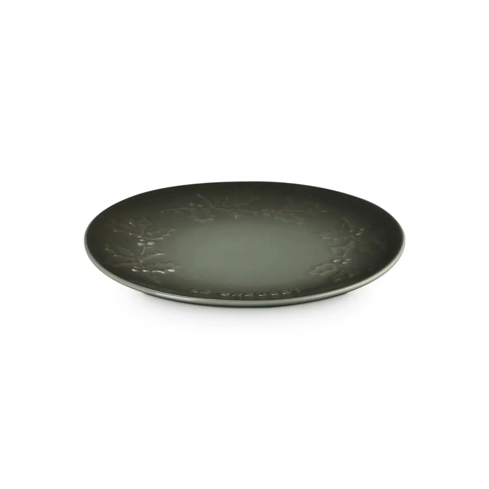 Prato Raso Cerâmica 19cm Thyme Sphere Holly Le Creuset