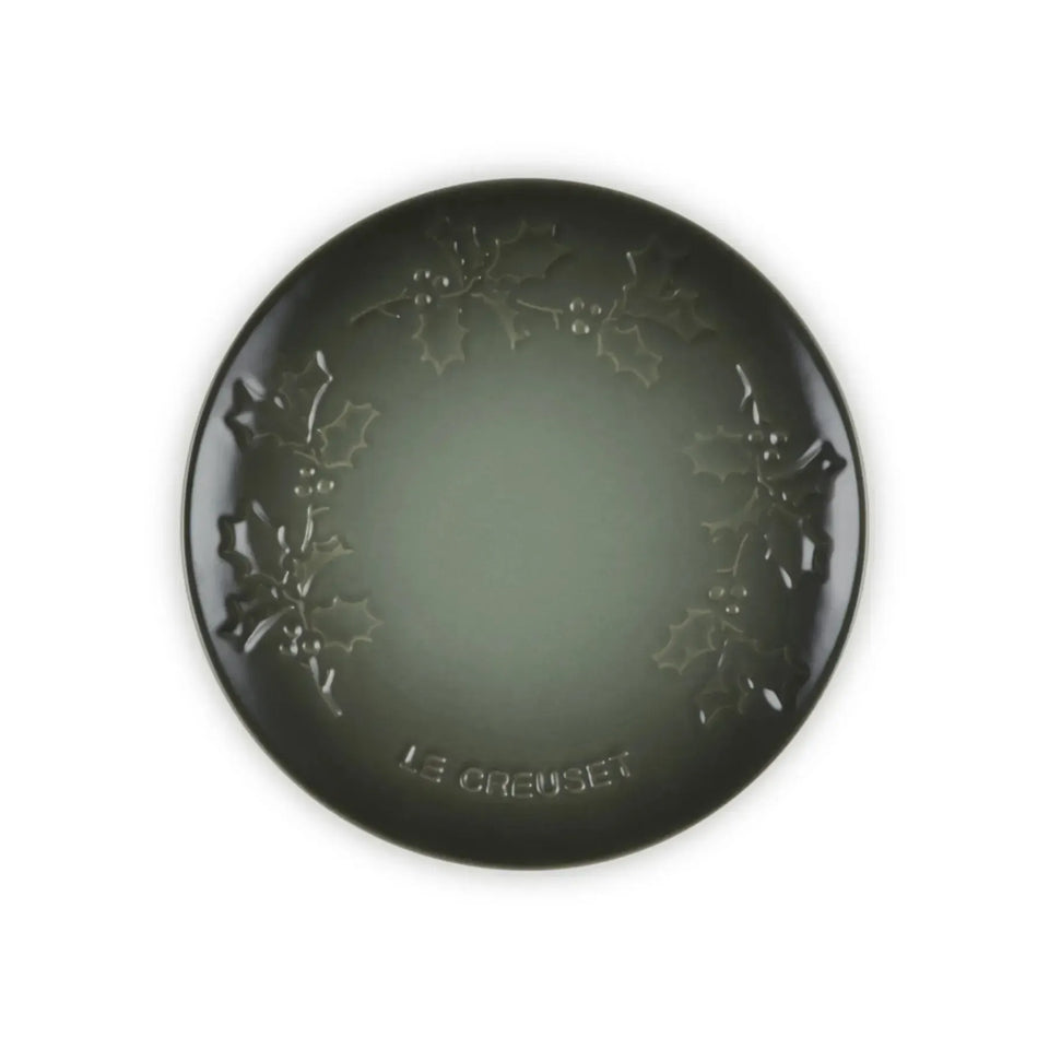 Prato Raso Cerâmica 19cm Thyme Sphere Holly Le Creuset