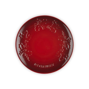 Prato Raso Cerâmica 19cm Vermelho Sphere Holly Le Creuset