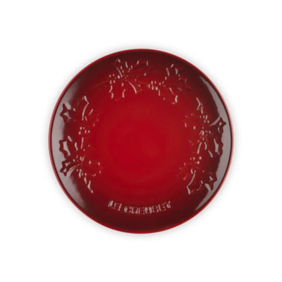 Prato Raso Cerâmica 19cm Vermelho Sphere Holly Le Creuset
