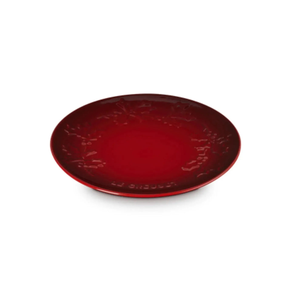 Prato Raso Cerâmica 19cm Vermelho Sphere Holly Le Creuset
