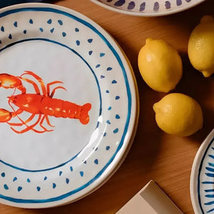 Prato Raso Melamina Oceano Off White 28cm