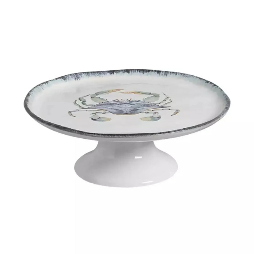 Prato de Bolo Cerâmica Atlântica 27cm Scalla