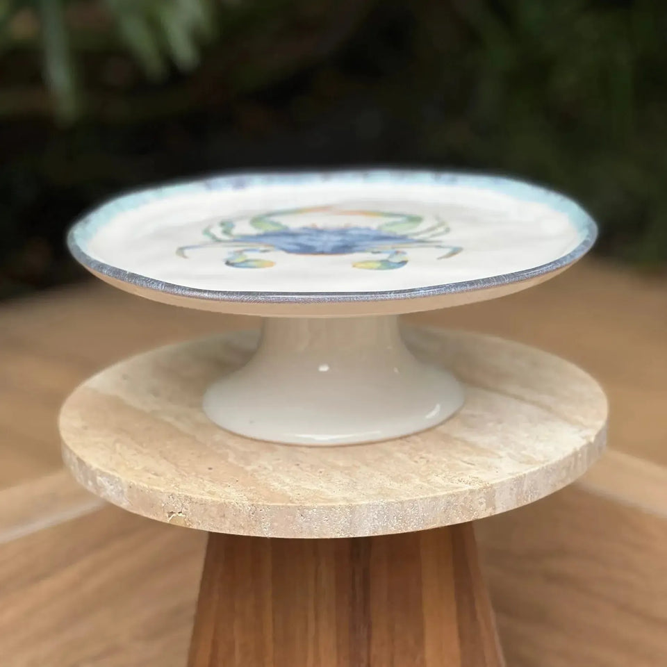 Prato de Bolo Cerâmica Atlântica 27cm Scalla