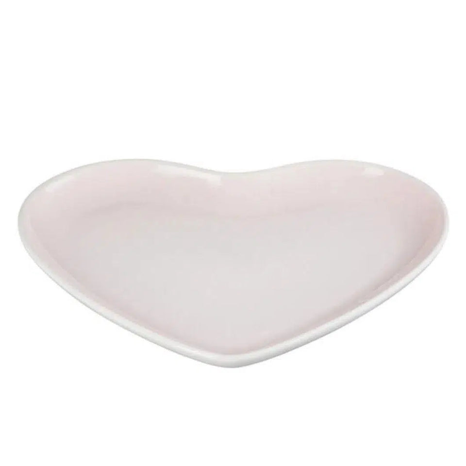 Prato de Coração 23cm Shell Pink Le Creuset