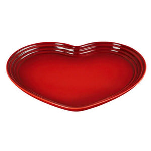 Prato de Coração 23cm Vermelho Le Creuset