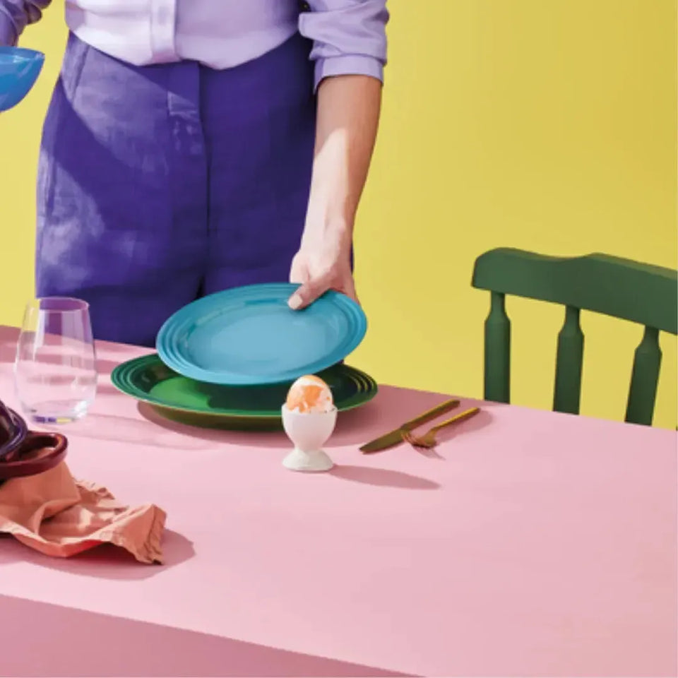 Prato de Sobremesa Cerâmica 22cm Azure Le Creuset