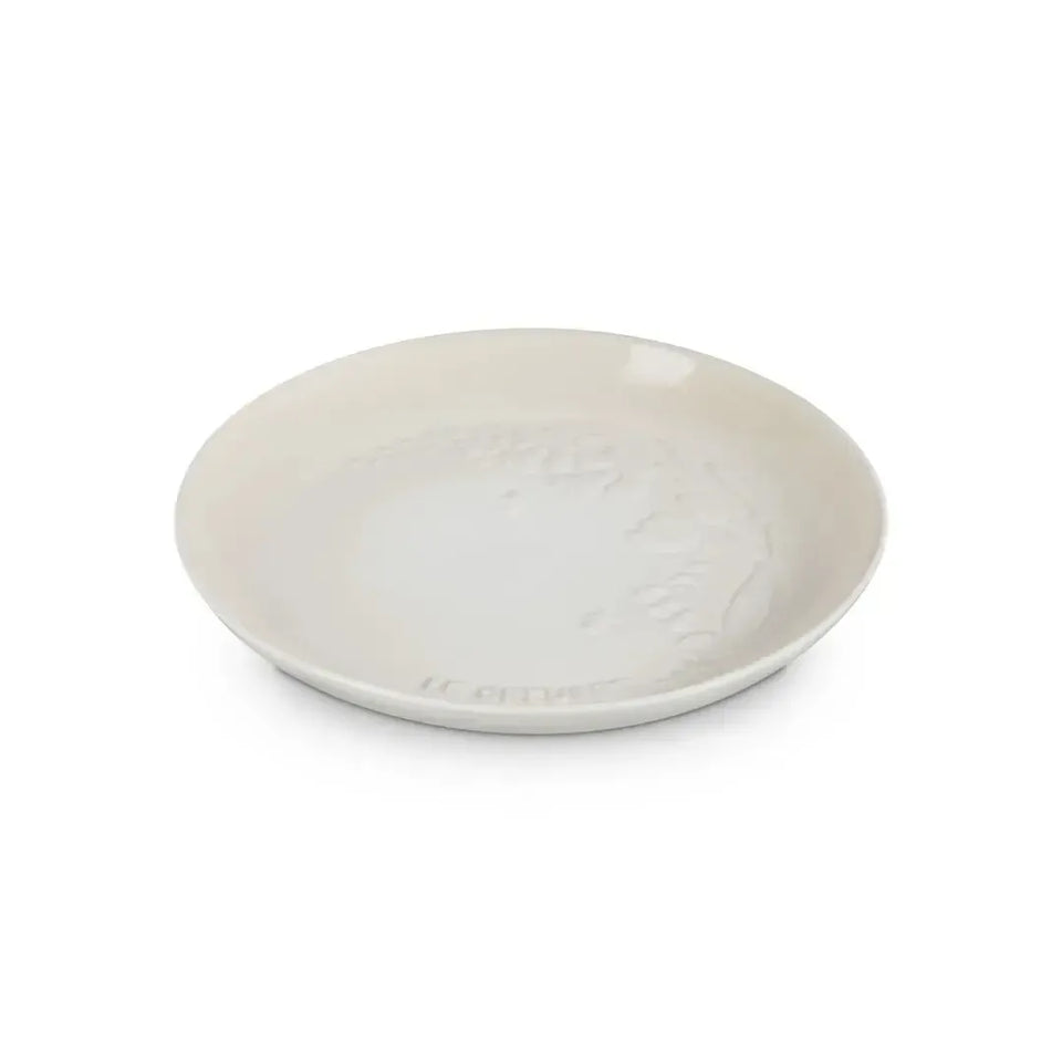 Prato de Sobremesa Cerâmica 22cm Sphere Jardin Meringue Le Creuset