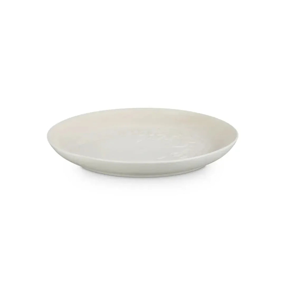 Prato de Sobremesa Cerâmica 22cm Sphere Jardin Meringue Le Creuset