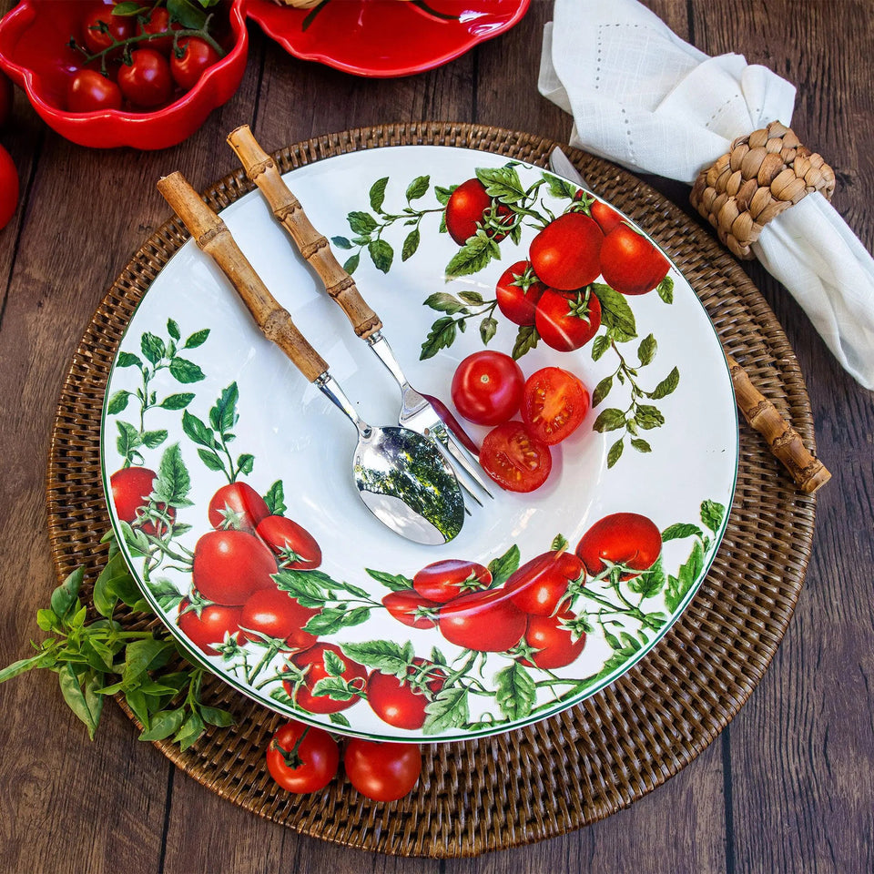 Prato para Massa Tomate Cerâmica 27cm Scalla