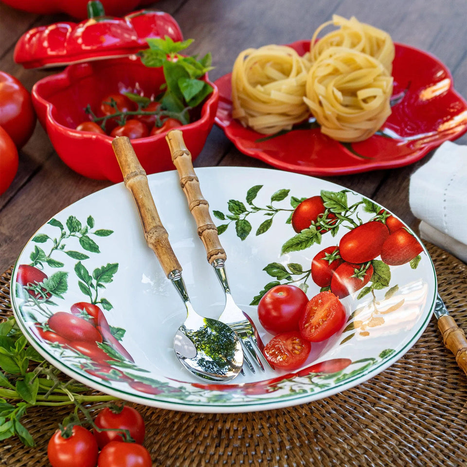 Prato para Massa Tomate Cerâmica 27cm Scalla