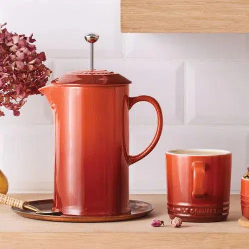 Prensa Francesa para Café Cerâmica 1L Cayenne Le Creuset