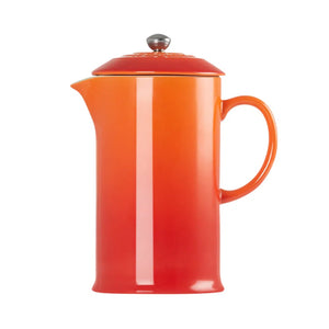 Prensa Francesa para Café Cerâmica 1L Laranja Le Creuset