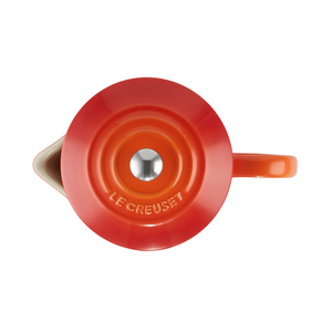 Prensa Francesa para Café Cerâmica 1L Laranja Le Creuset