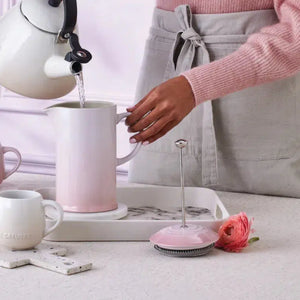 Prensa Francesa para Café Cerâmica 1L Shell Pink Le Creuset