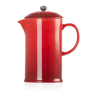 Prensa Francesa para Café Cerâmica 1L Vermelho Le Creuset