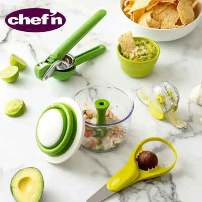 Processador / Triturador de Alimentos Manual 3 Lâminas Chef'n