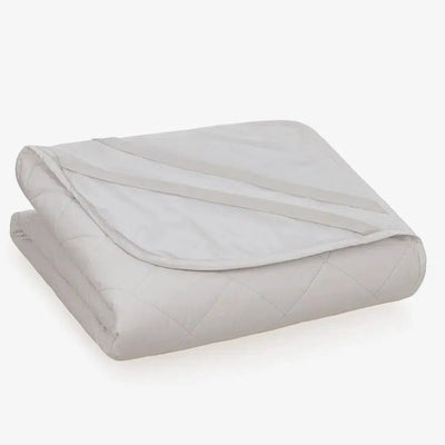 Protetor de Colchão Queen 233 Fios Percal 100% Algodão Branco Trussardi