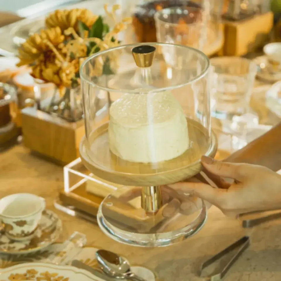 Queijeira Acrílico / Madeira Alenya Onom