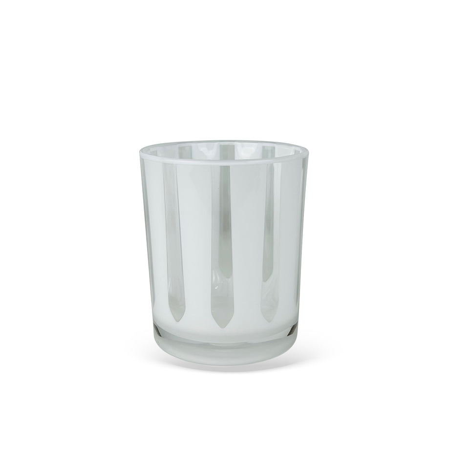 Conjunto 6 Copos Baixos Acrílico Branco Linha Náutica 300ml