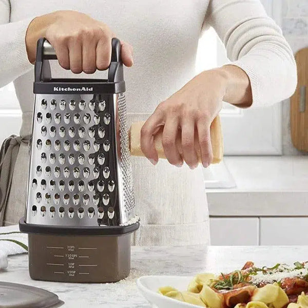 Ralador 4 Faces com Pote Medidor Inox Grater Black KitchenAid