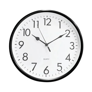 Relógio de Parede Branco / Preto 32cm linha Refúgio