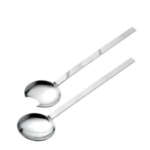 Saladeira Ritz Inox com Par de Talheres Riva