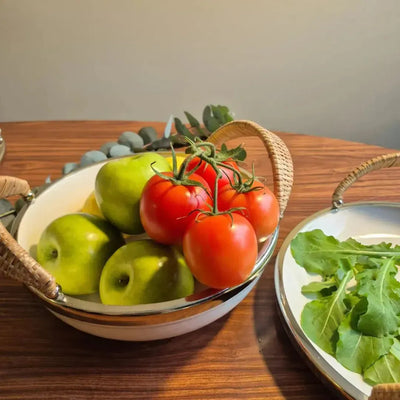 Saladeira de Cerâmica com Alças Object Bahali 26cm