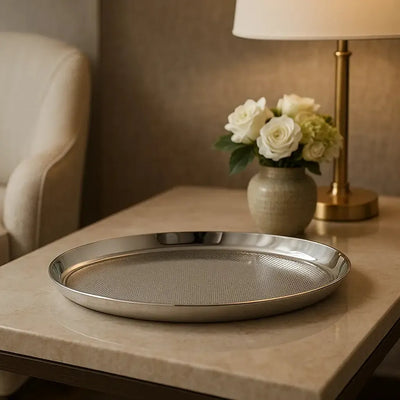 Salvinha Oval Sarezzo Inox Riva