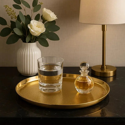 Salvinha Oval Sarezzo Inox com Revestimento em Ouro 24k Riva