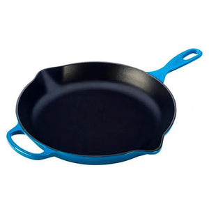 Skillet Redonda com Alça Signature Azul Marseille 23cm Le Creuset