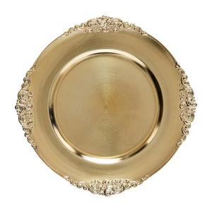 Sousplat Galles Barroco Elegance Gold Natal 35,5cm